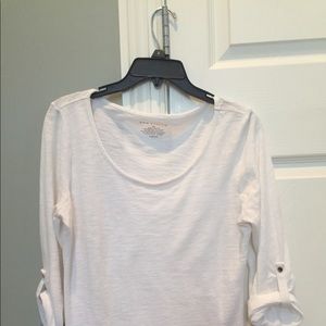 Ann Taylor long-sleeve cotton blouse